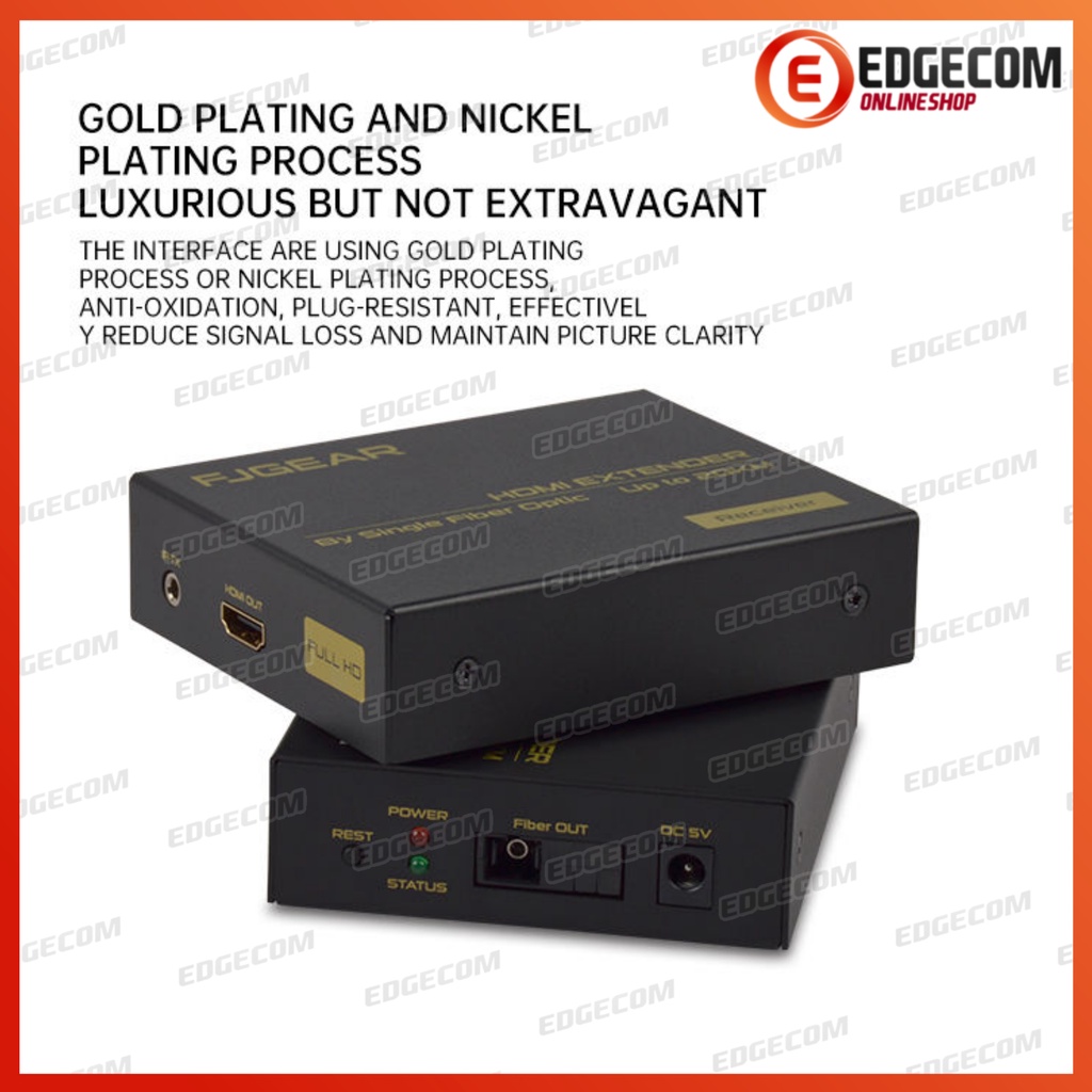 HDMI Extender FO Fiber Optic Up to 20Km 1080P 60hz NETLINE