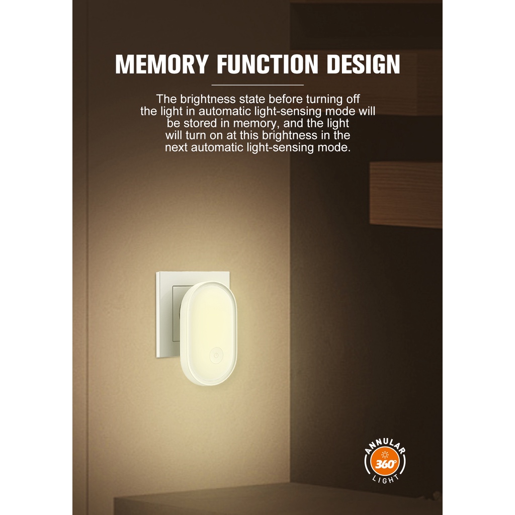 LDNIO Night Light Y1 Y2 Lampu Tidur LED Intelligent Sensor