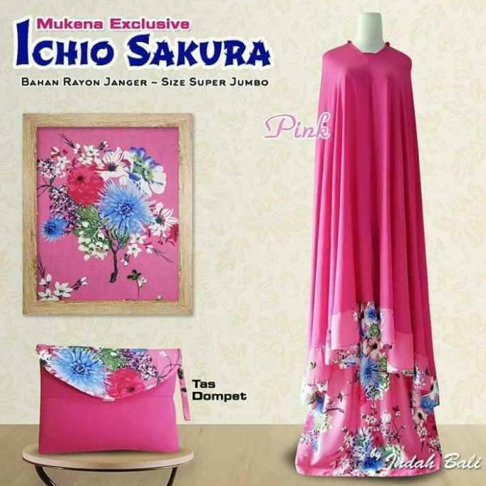 ICHIO MUKENA BALI SAKURA / MUKENA KATUN  / MUKENA BALI JUMBO