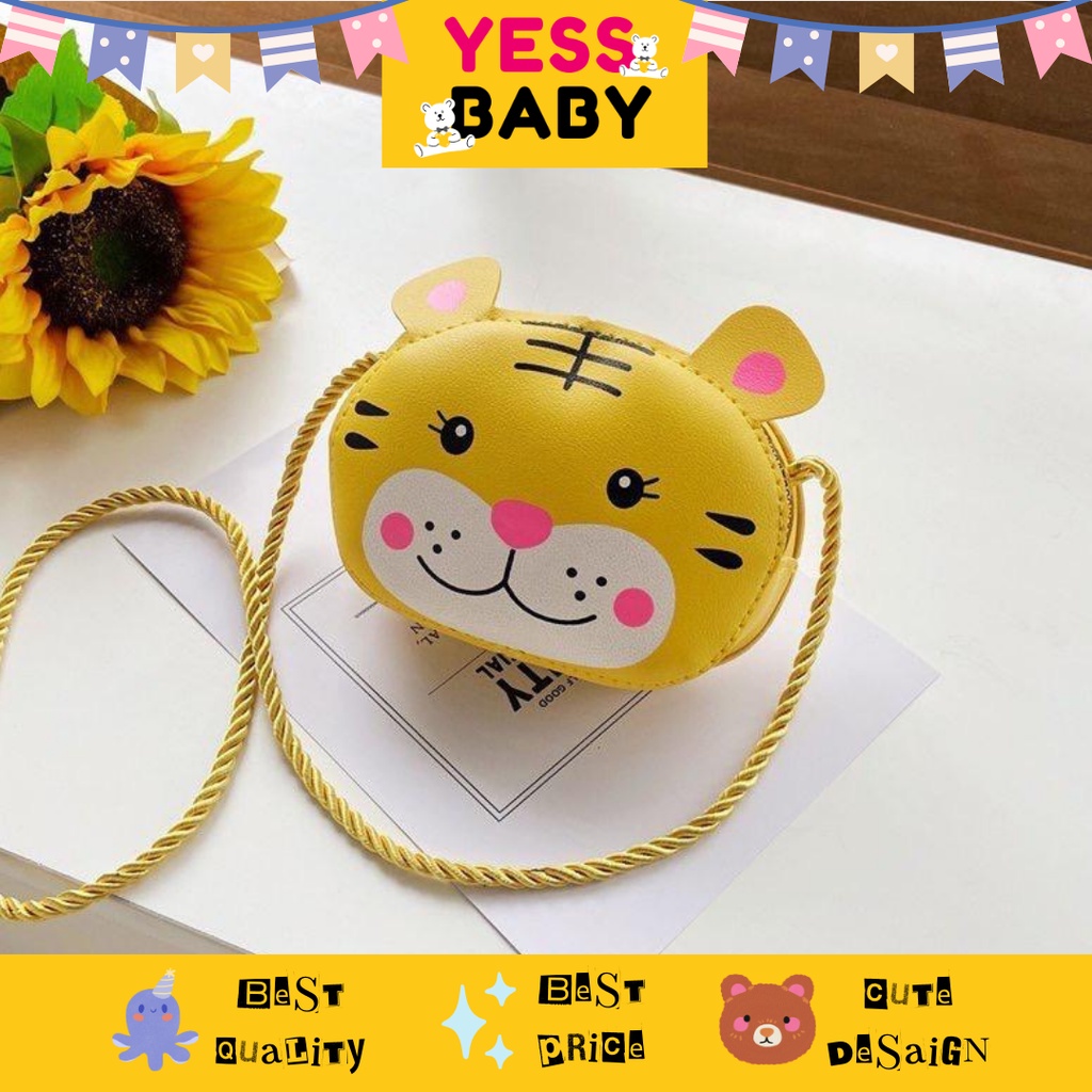 YESSBABY MOUSE YELLOW Tas anak Small and cute cartoon pattern single shoulder/children's leisure bag