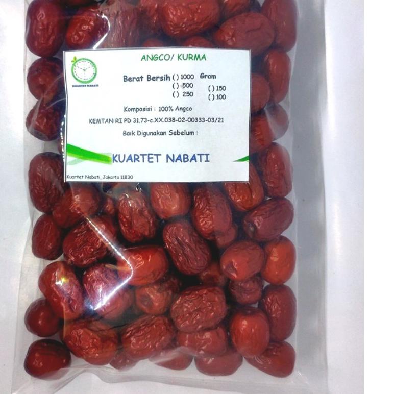 

✥ 1000gr Angco - Hong Zao (Red Dried Dates) Premium Dengan Varian Ukuran Jumbo/ Besar/ Sedang/ Kecil ♣