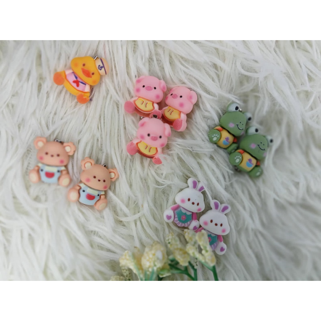 PIN BROS KARAKTER HEWAN IMUT / PIN BROS MINI KARAKTER / Bros dagu karakter / Pin bros karakter hewan lucu