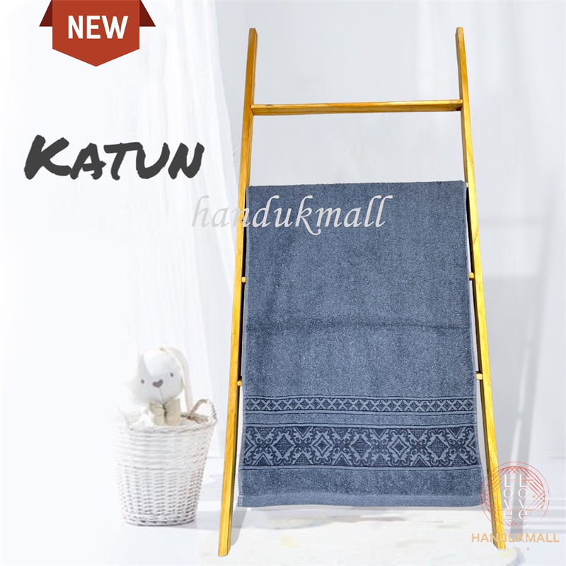 Handukmall Handuk Mandi Dewasa Bahan katun Ukuran Tanggung 50x100cm Handuk Muka Murah MOtif BLUE BELL