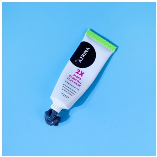 Azrina 2x Super Charcoal Clay Mask - 25ML