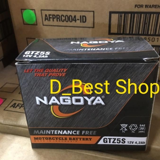 Aki / Accu Kering Motor Nagoya Gtz5S - Vixion Beat Scoopy Vario Debezzz