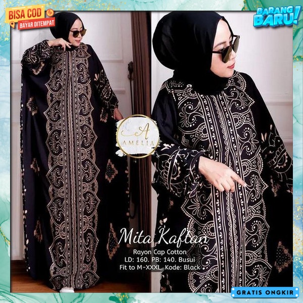 Kaftan Wanita Terbaru 2023 Dress Kondangan Kagfan Atasan Pesta Jubah Kaftan Model Kekinian Ksftn Mus