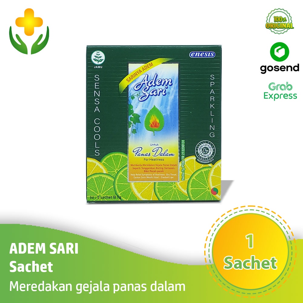 

Adem Sari Sachet Untuk Panas Dalam Sariawan Bibir Pecah Pecah