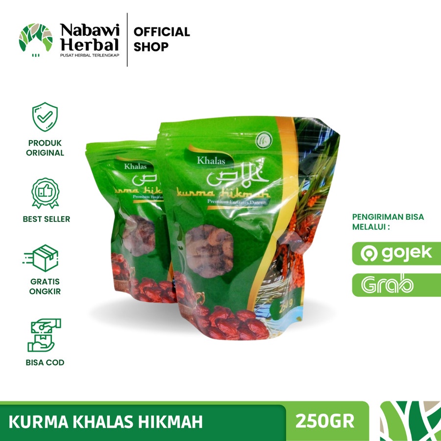 

KHALAS - Kurma Hikmah Khalas - 250gr