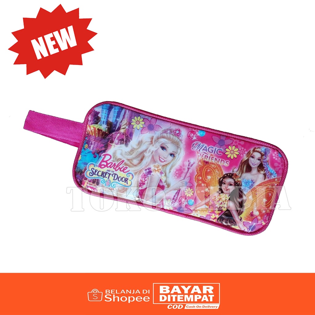 

Kotak Pensil Karakter Bahan Tebal BARBIE