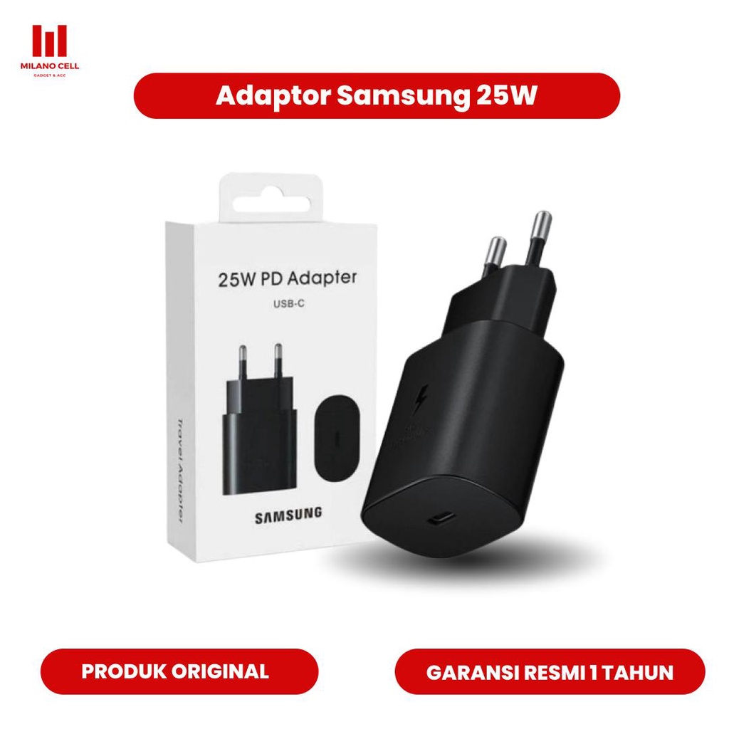 Adaptor Samsung 25W Original Garansi Resmi