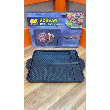 KOREAN GRILL PAN SQUARE NAGAKO ALAT PANGGANG ANTI LENGKET / KOREAN BBQ