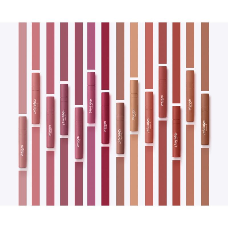 WARDAH Colorfit Velvet Matte Lip Mousse Lip Cream 4gr