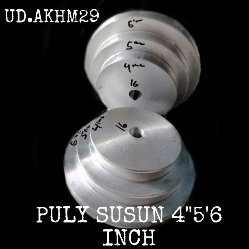 PULLY 3 SUSUN. 4inch+5inch+6inch As bisa Request.