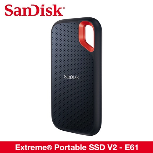 SSD Sandisk Extreme E61 V2 500GB 1TB 2TB 4TB - SSD Portable USB C