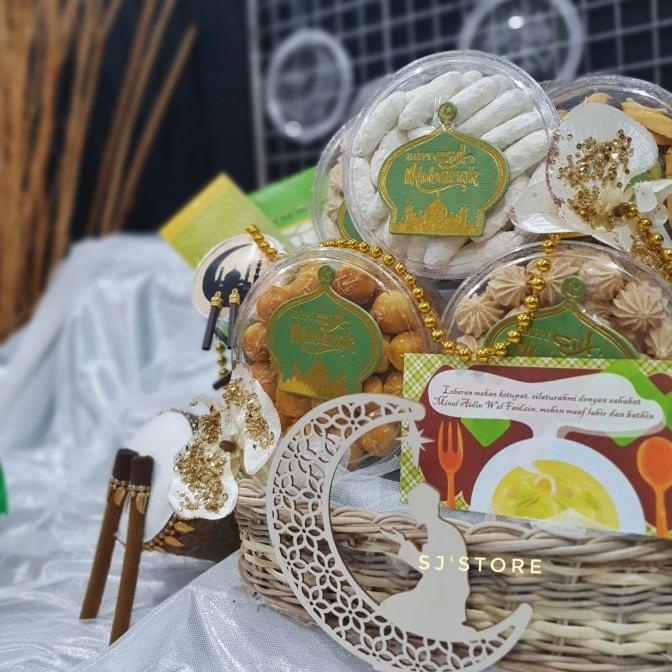 

Paket box hampers lebaran idul fitri kue kering toples