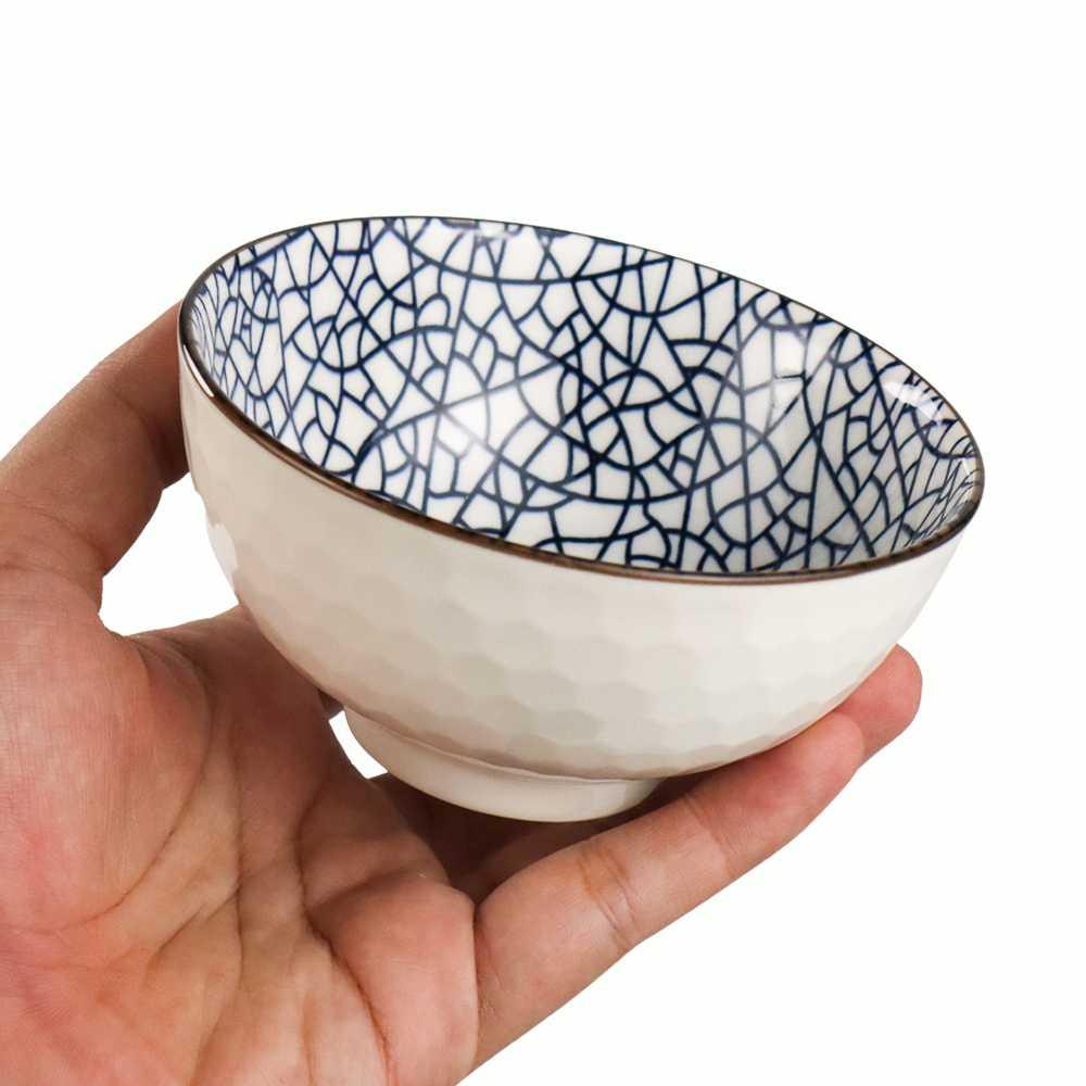 Mangkuk Keramik Bowl Japanese Style 4 PCS - TY-750 - White