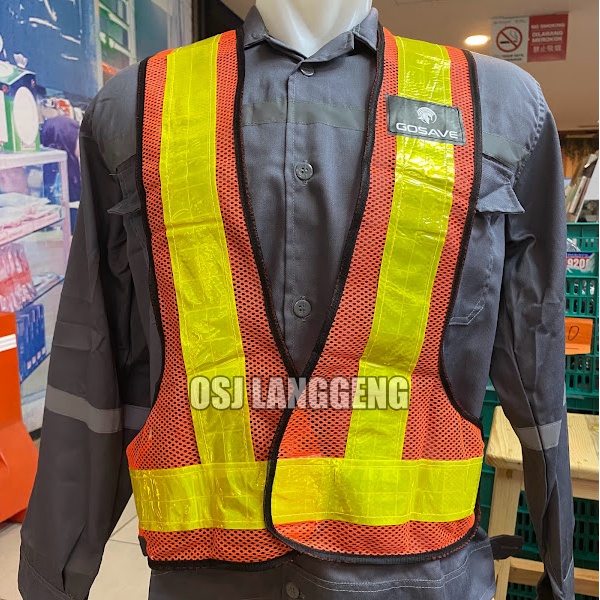 BISA COD |  Rompi Safety Vest Kerja Rompi Jaring Scoatlight V