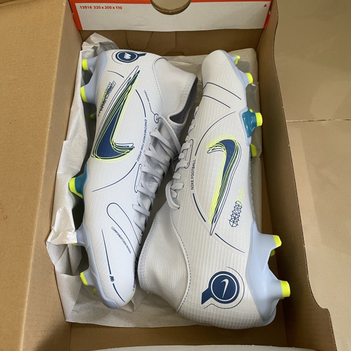 {MentariStore} Sepatu Bola Nike Superfly Academy 8 FG / MG Football Grey BNIB - 44.5 Murah