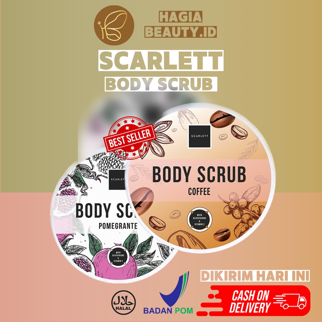 (ORI) SCARLETT WHITENING BODY SCRUB