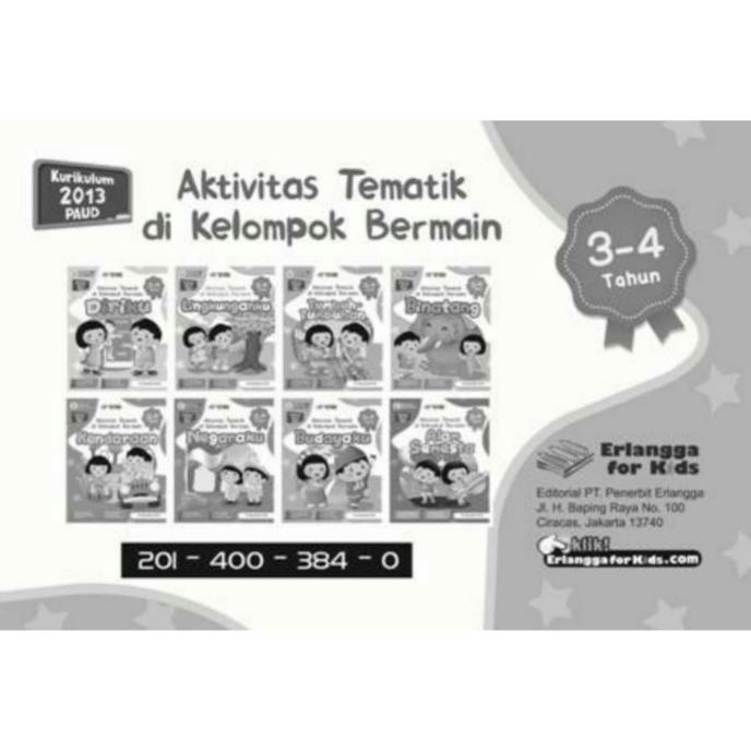 Buku PAUD Paket Aktivitas tematik di kelompok bermain hen07