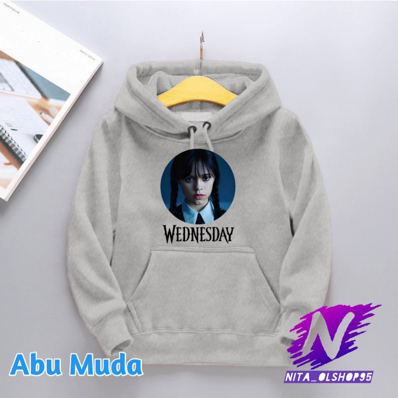 sweater hoodie anak wednesday