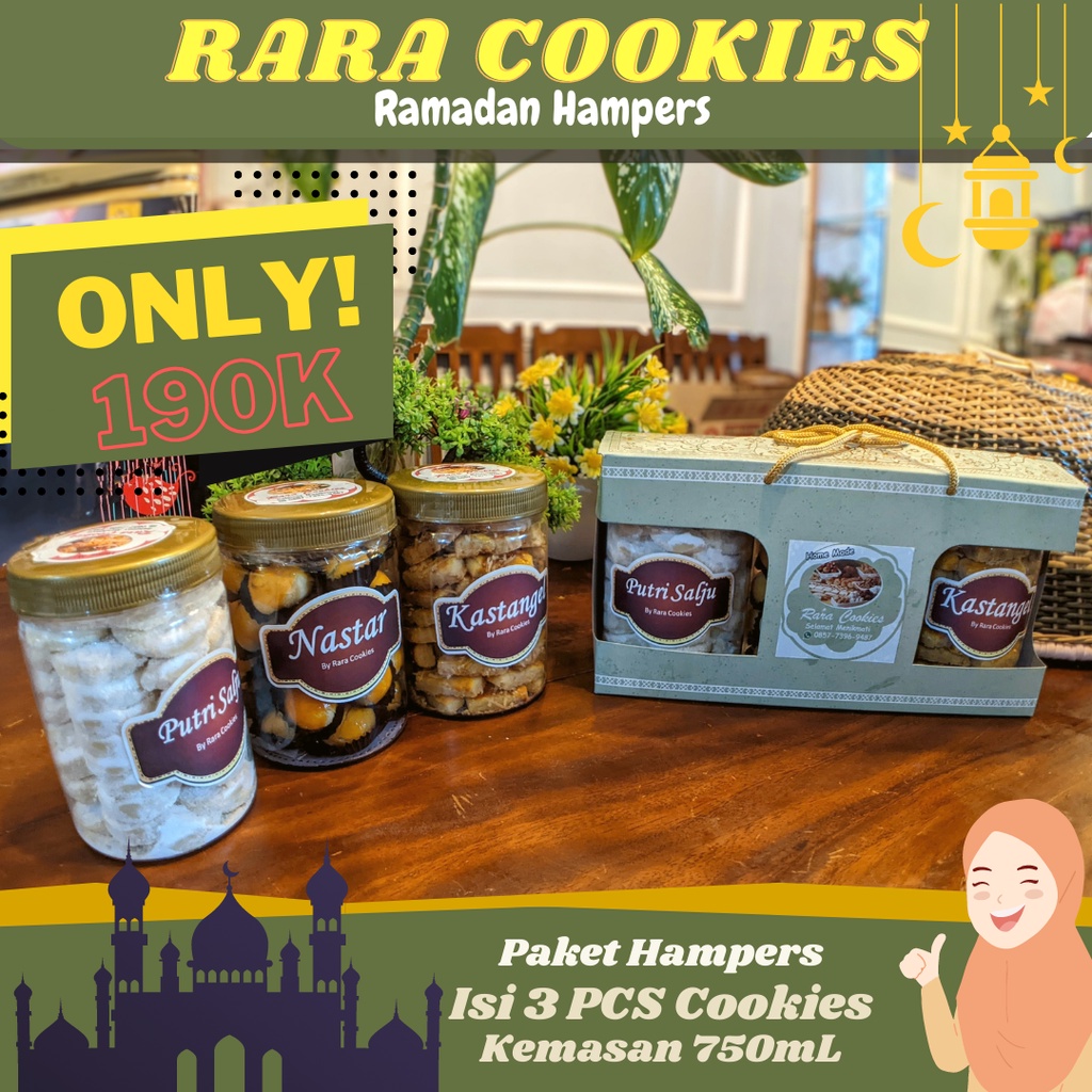 

Cookies Hampers Spesial Lebaran Naster Putri Salju Kastengel