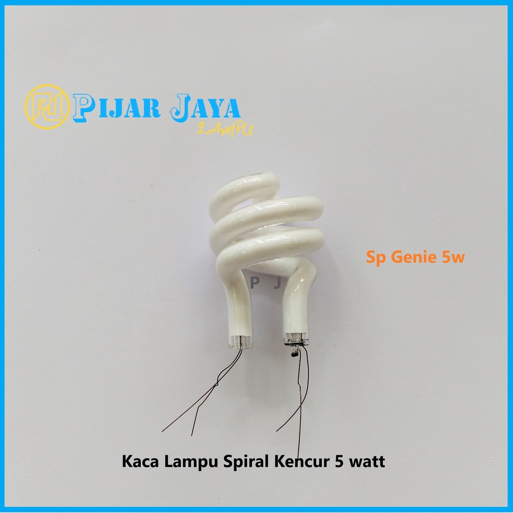 Kaca Lampu Spiral 5 watt Kencur 5w Ulir Triband 2.5T + Bubble Wrap