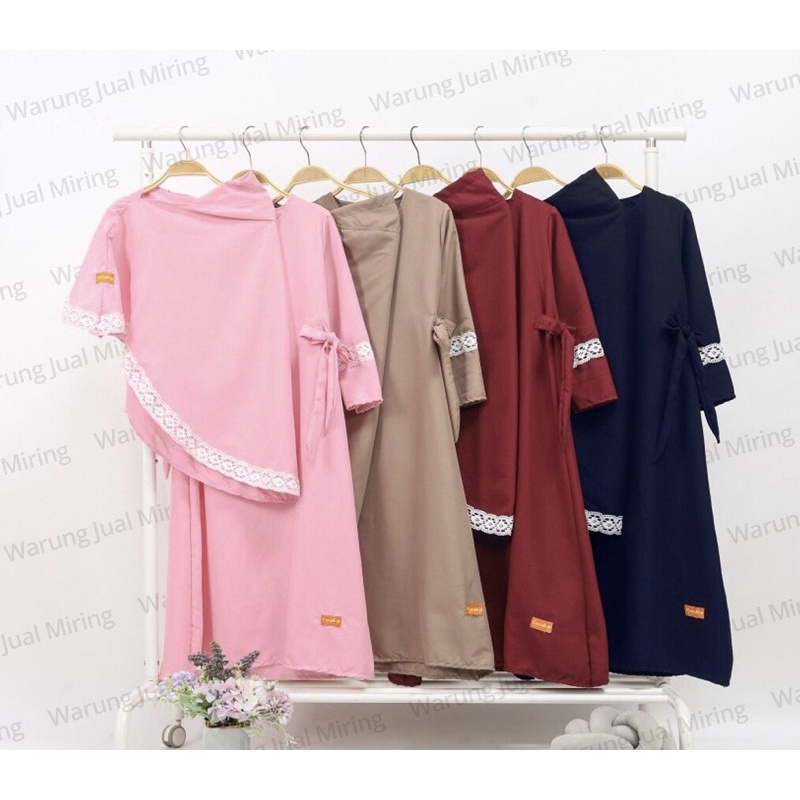 GAMIS ANAK SYARI Ayana 1-8 Tahun Jilbab Hijab Kerudung Setelan Set Junior Perempuan Cewe Cewek Bayi 