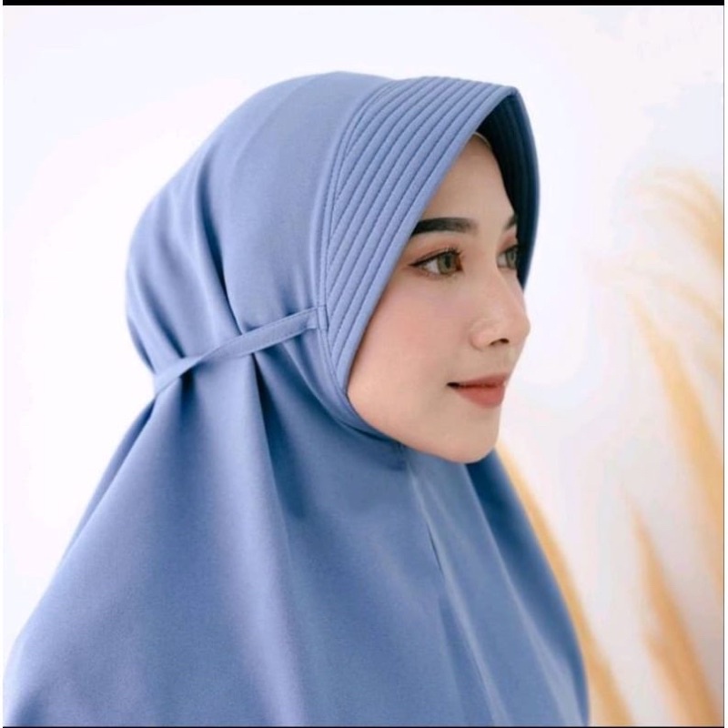 hijab syar,i bergo pet  crinkle airflow