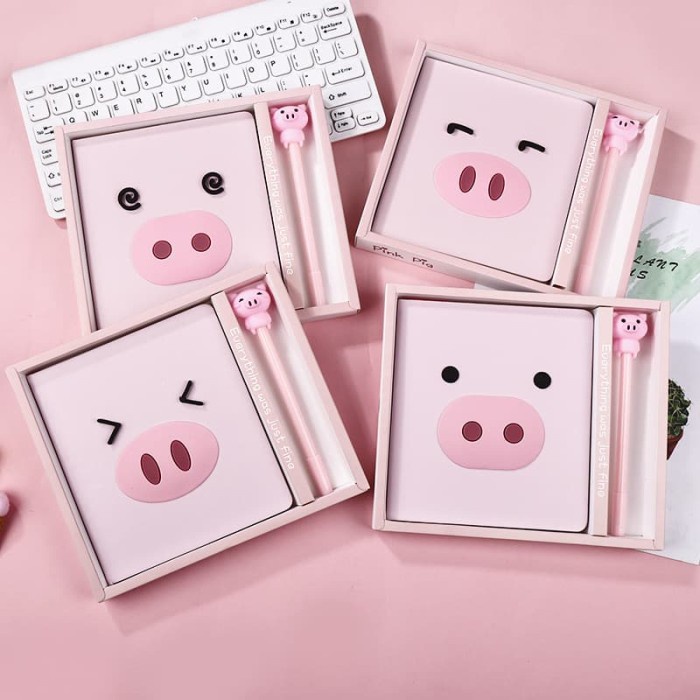 

Buku Tulis Set Unik / Book Set Edisi Piggy Imut