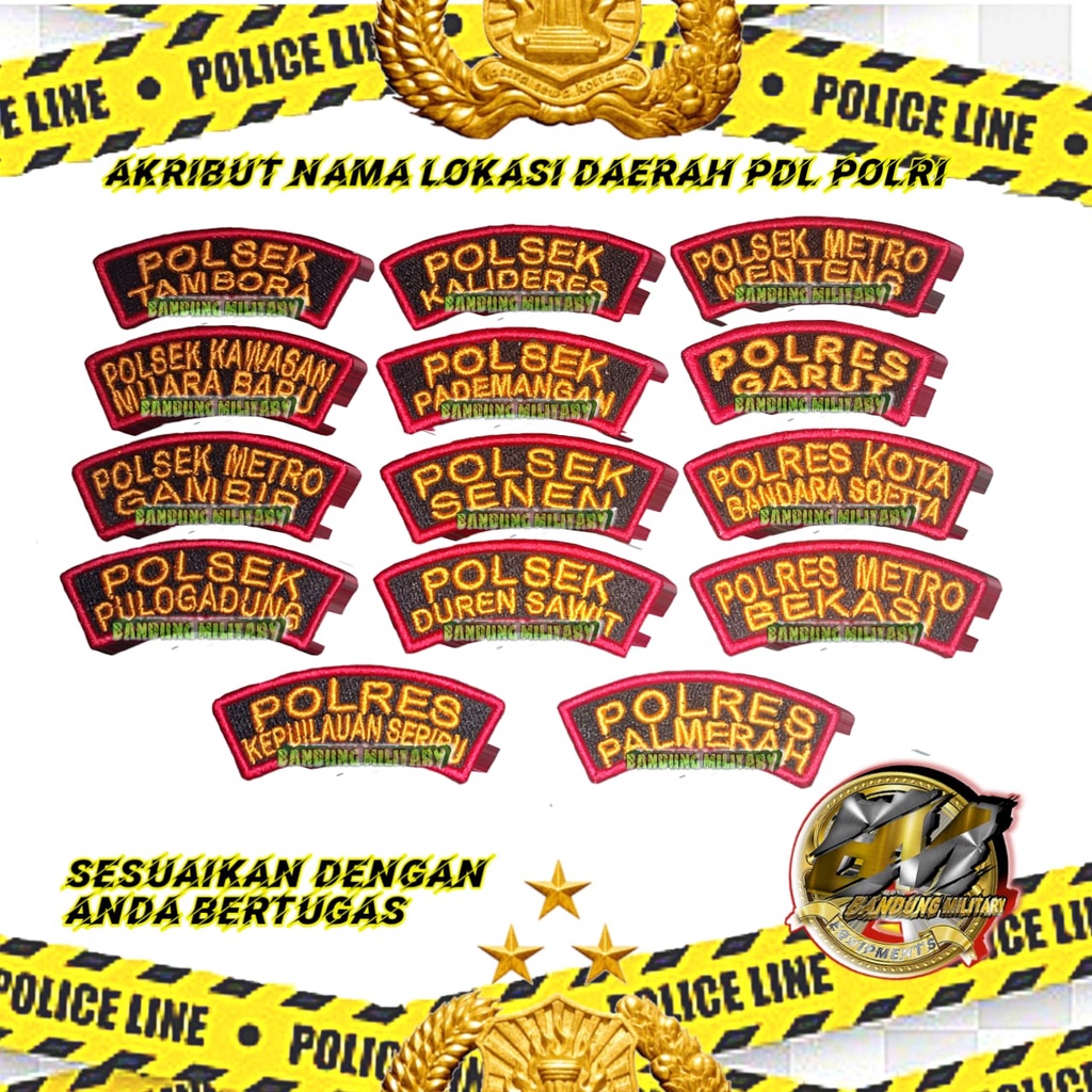 BORDIR KOMPUTER LOKASI TIMBUL DAERAH BED POLSEK TUGAS SEKITAR POLDA PDL POLRI LOGO POLRES PROVINSI S