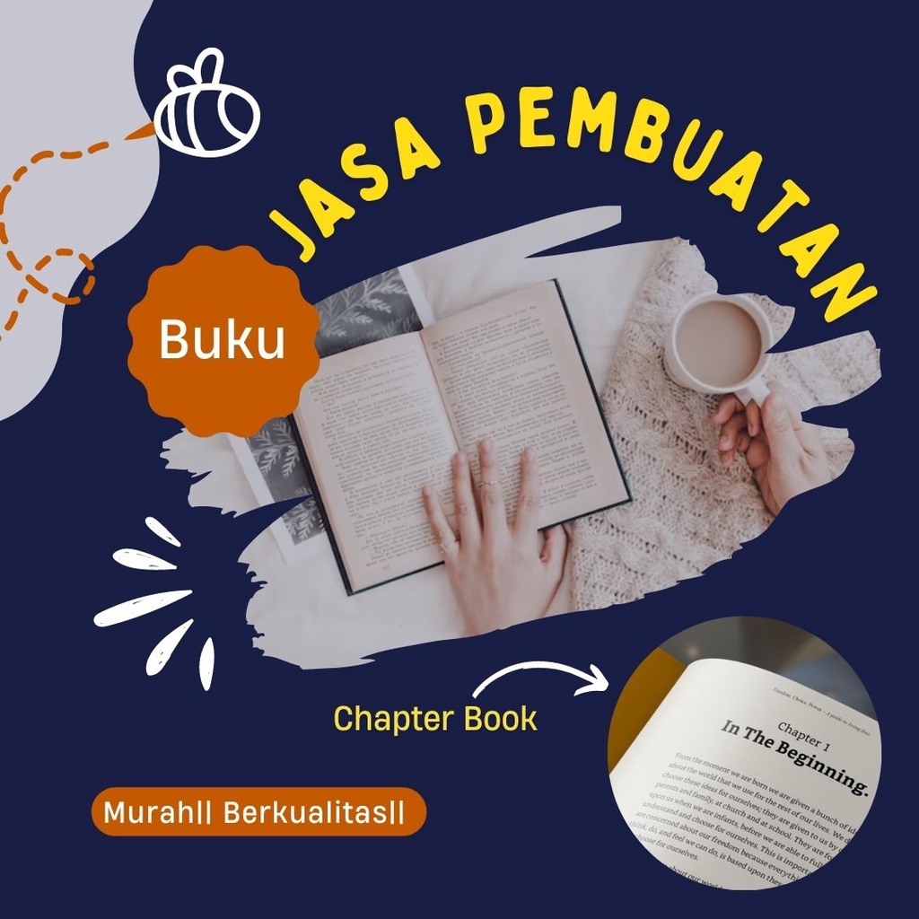 Jasa Penulisan Chapter Book|| Jasa Penulisan Buku ||Dijamin berkualitas dan inovatif