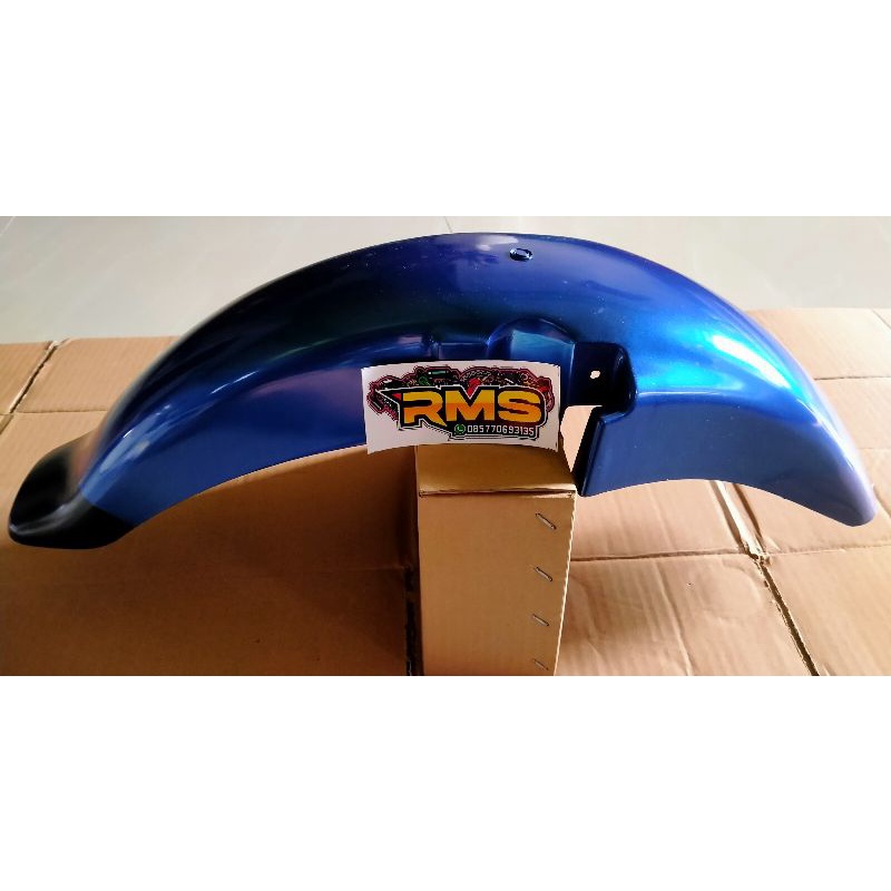 spakbor depan megapro lama atau tiger 2000 warna biru