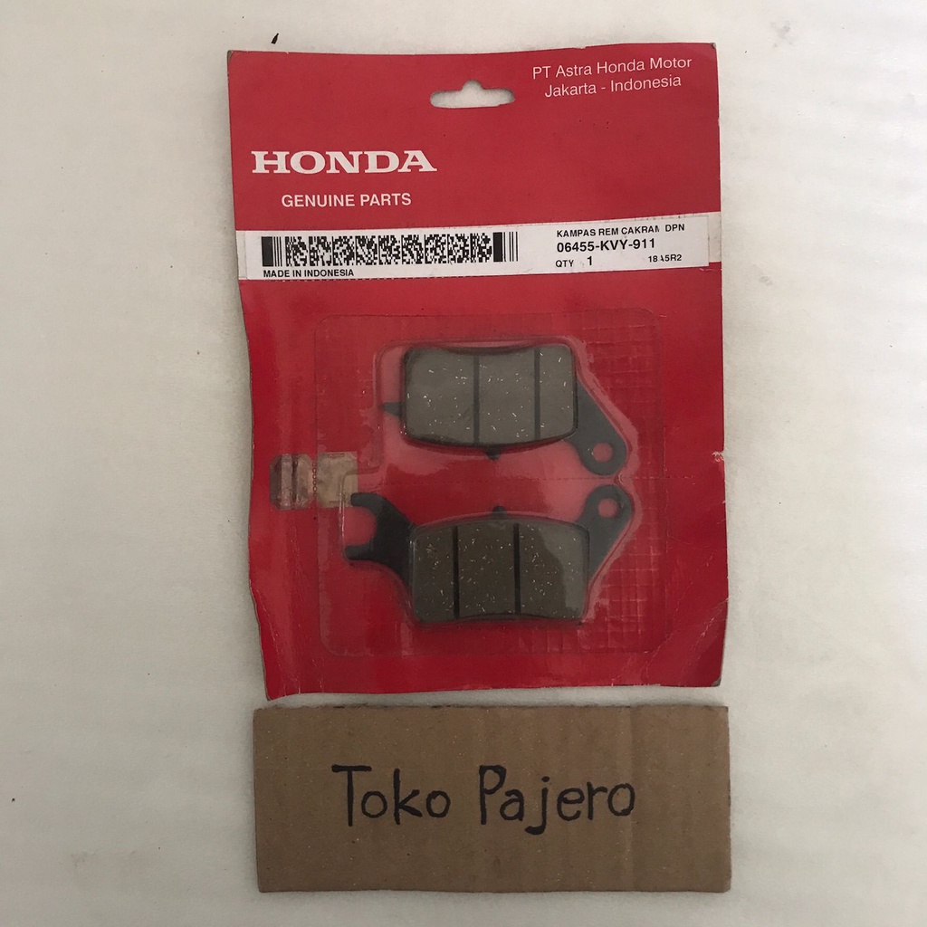 Pad Kampas Rem Depan Beat Karbu Original AHM