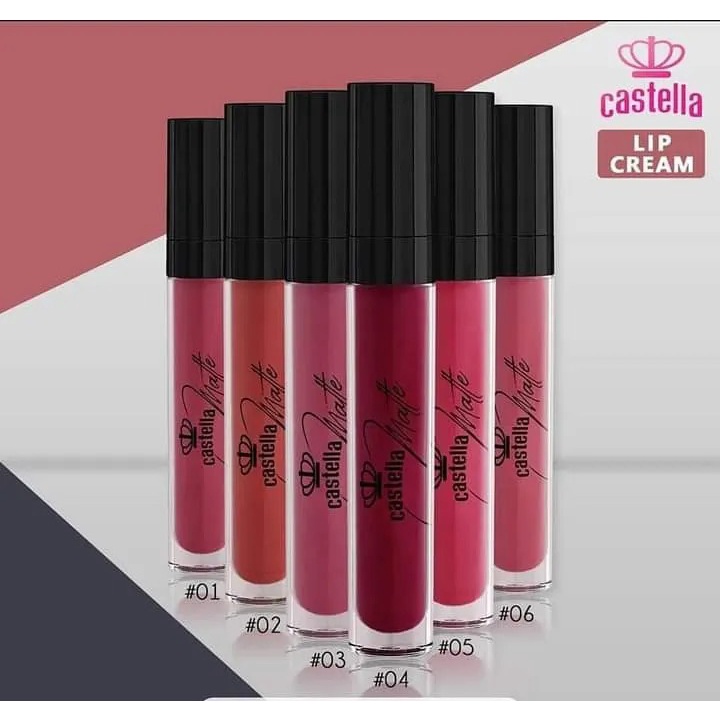 ❄️MATCHA❄️ CASTELLA LIPCREAM MATTE - LIP CREAM MATTE BPOM ORIGINAL