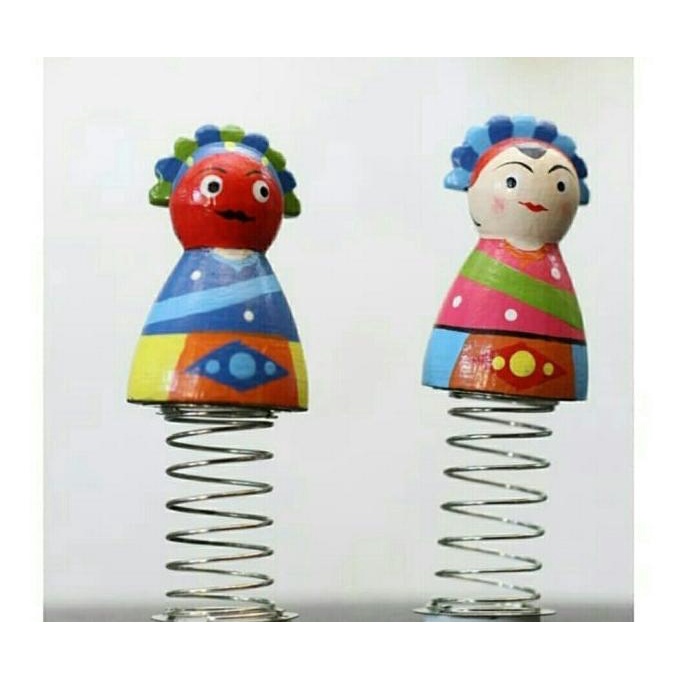 Boneka Pajangan Dashboard Mobil motif ondel ondel kecil unik 9x3x3 cm