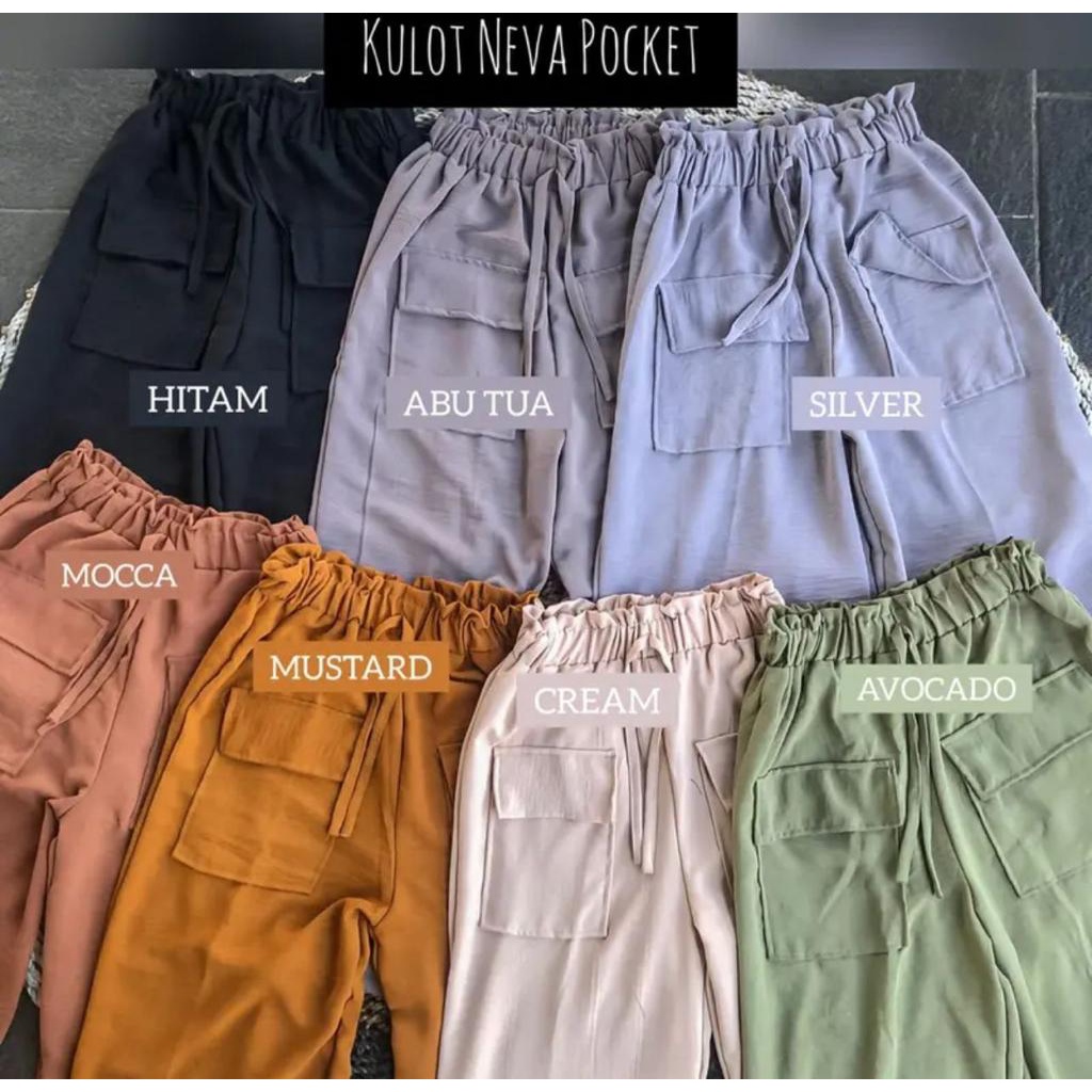 KULOT CRINKLE SAKU DEPAN / FREZY PANTS CRINKLE