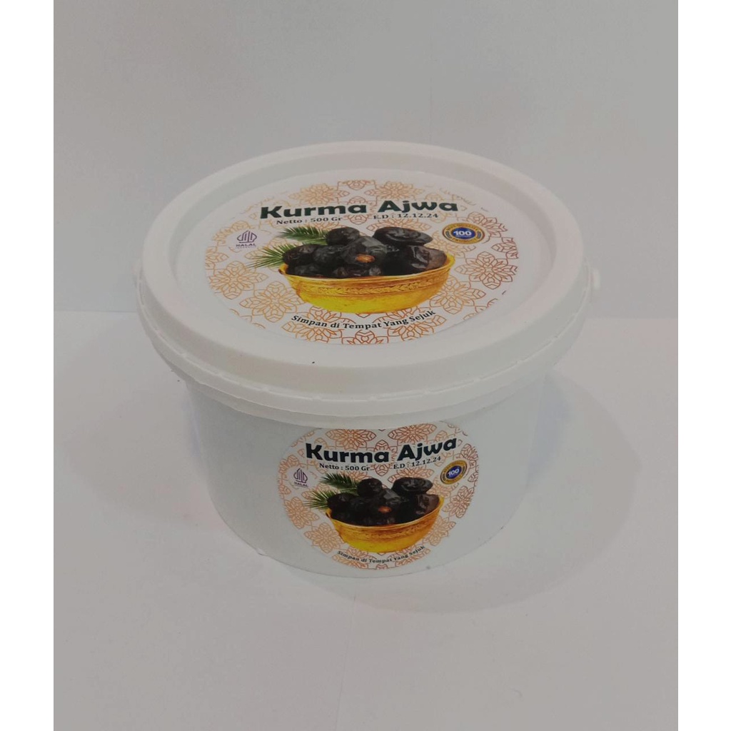 kurma ajwa nabi premium 500gr kurma ajwa