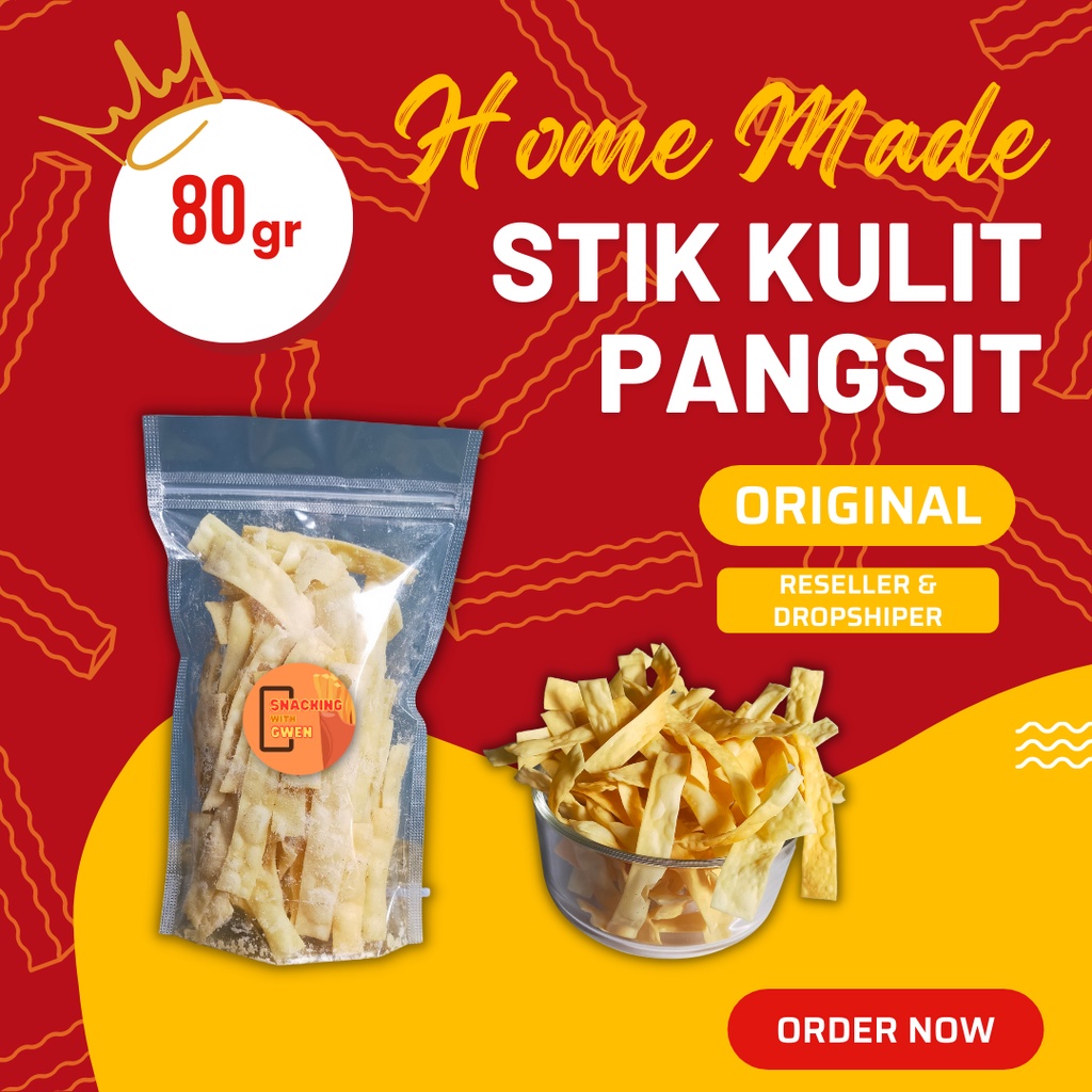 

Stik Kulit Pangsit rasa Original 80gr