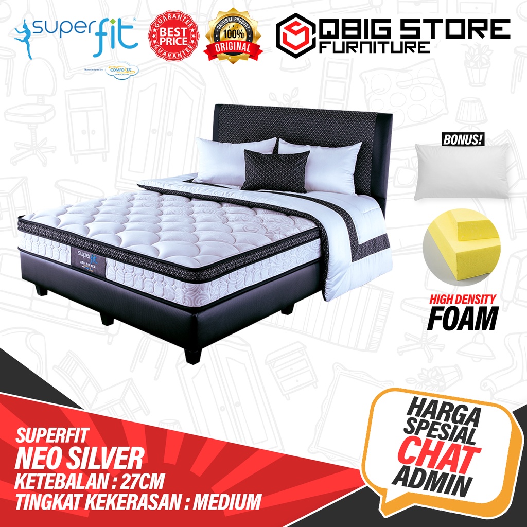 Kasur Springbed Comforta SuperFit Neo Silver