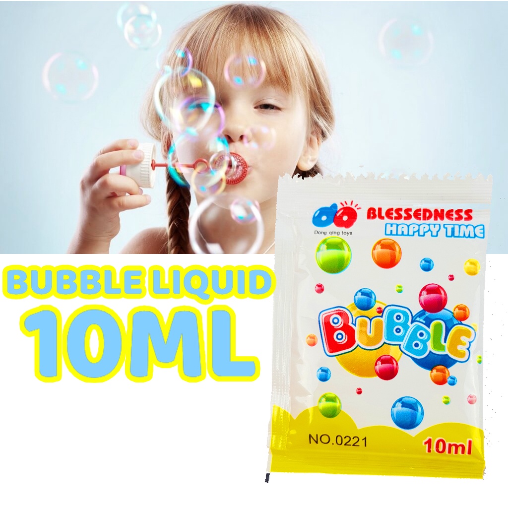 (BISA COD) Sekawantoys BUBBLE LIQUID  CONCENTRATE 10ML/ Cairan bubble / Air Sabun/ Refill Gelembung Busa / Bubble gun Bubble kamera /Refill Konsentrat Bubble Sachet