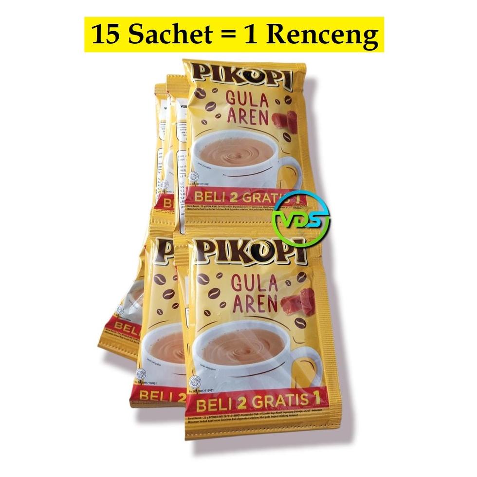 

HOT PIKOPI Gula Aren 15 Sachet Produk Kopi Kapal Api (1 Renceng)