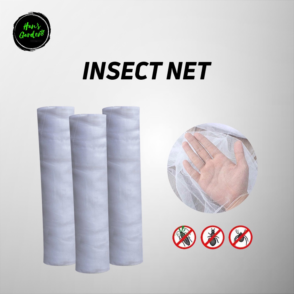 INSECT NET PUTIH JARING ANTI SERANGGA LEBAR 1 METER