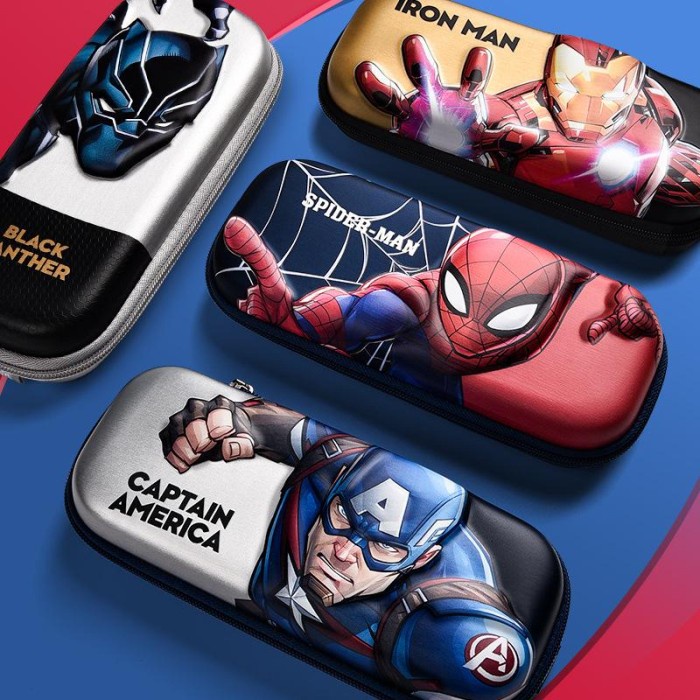 

Terlaris (Ada Box) Kotak Pensil Superhero 3D Hard Case Marvel Waterproof