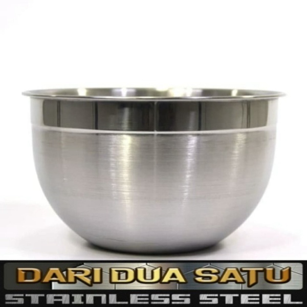 

Jual Mixing Bowl Stainless Supra Baskom Adonan Kue 25 cm Diskon