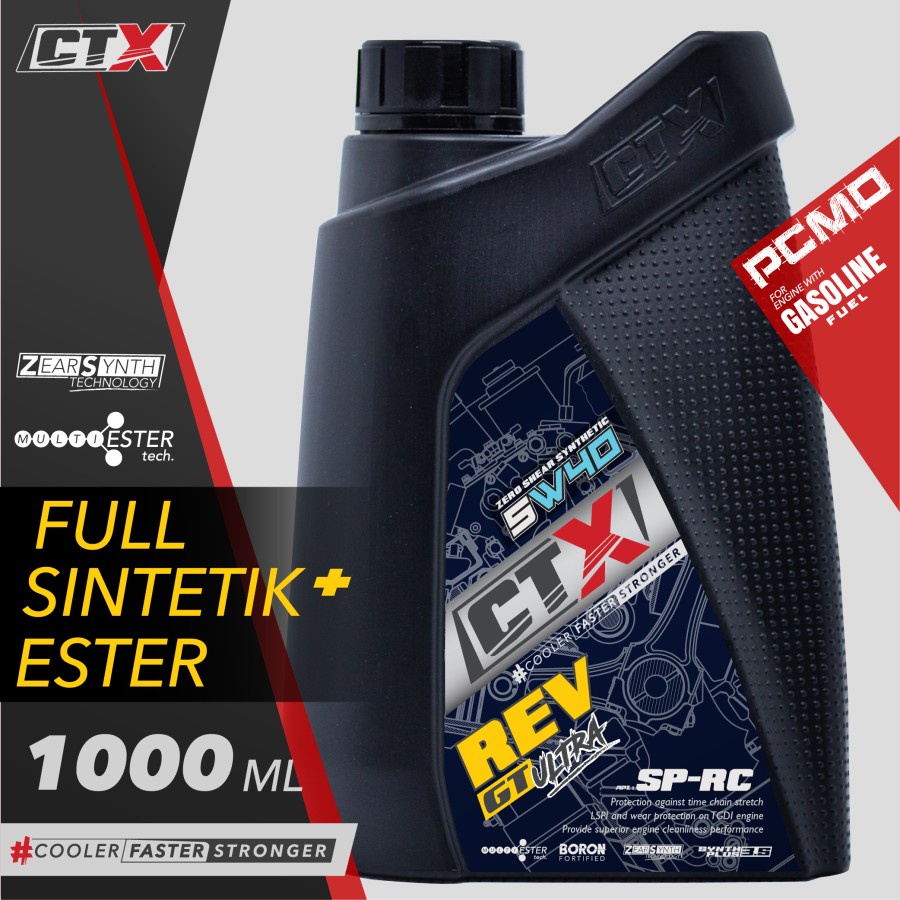 CTX Rev GT Ultra - Oli (PCMO) Full Sintetik Ester 5w40