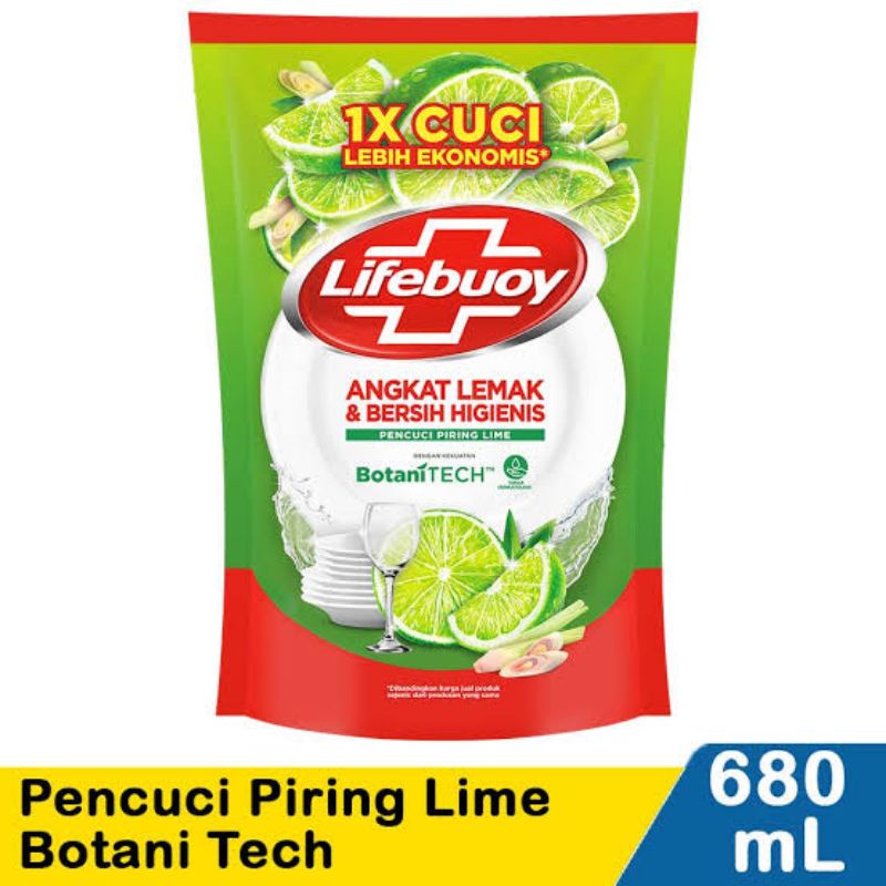 lifebuoy sabun pencuci piring Lime 680ml