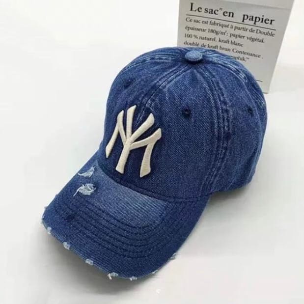 NEW NY Topi Baseball Vintage Distro Hat Cap Casual Sport Pria Wanita Dewasa Keren