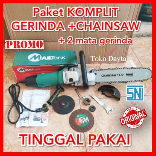 Terlaris Paket Mesin Gerinda Chainsaw Mini Mesin Chainsaw Sinso Kecil Original