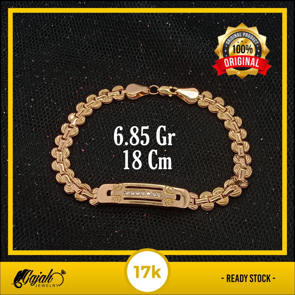 Gelang Emas 17K - 6.85 Gr Kadar 750 - 4487